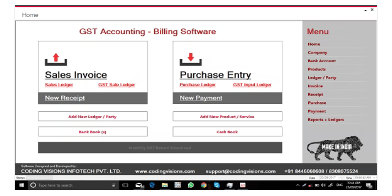GST Accounting Software | Source Code | Trial